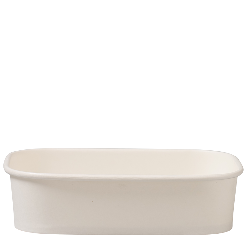 Tigela de papel retangular