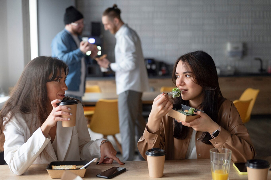 Uso diário do escritório