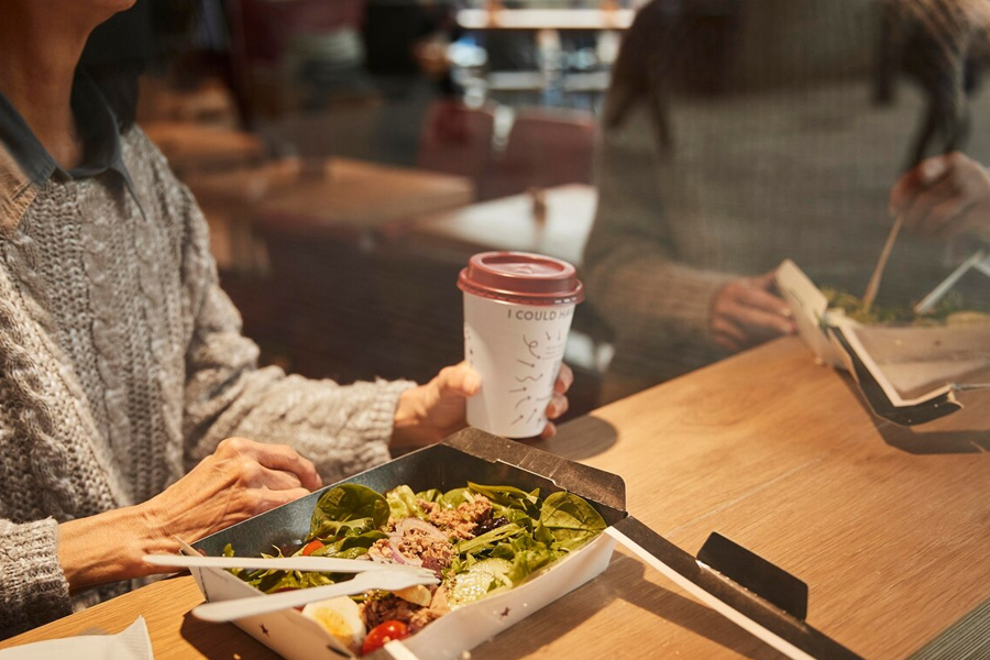 Copos de papel para cafeteria
